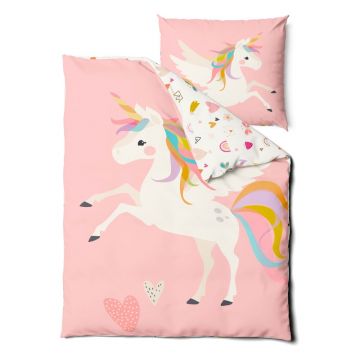 Lenjerie de pat pentru copii din bumbac 140x200 cm Unicorn – Bonami Selection