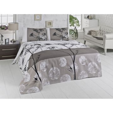 Cuvertură double Belezza Grey 200x230 cm, gri