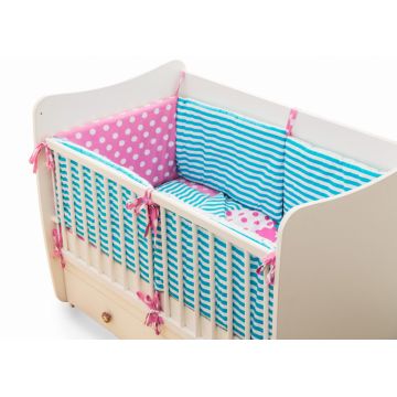 Lenjerie patut cu 5 piese imprimeu Elefanti