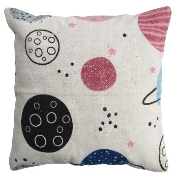 Perna Decorativa Planets, Heinner, 45x45 cm, bumbac, multicolor