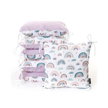 Apărătoare pentru pătuț 35 cm Rainbow – T-TOMI