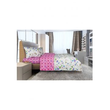 Lenjerie de pat Butterfly bumbac 100% - 144TC - 4 piese