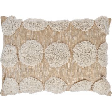 Perna decorativa Tufted dots, 40x60 cm, bumbac