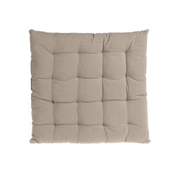Perna pentru scaun Simple, 40x40 cm, bumbac, crem Perna pentru scaun Simple, 40x40 cm, bumbac, crem