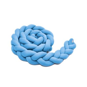Protecție tricotată din bumbac T-TOMI, lungime 180 cm, albastru