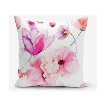 Față de pernă cu amestec din bumbac Minimalist Cushion Covers Lilys, 45 x 45 cm