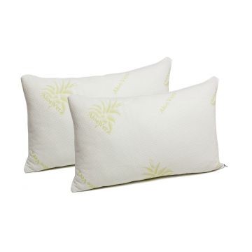 Set 2 perne Green Future Aloe Vera Memory Uno 50x70 cm