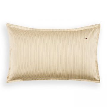 Fata de perna Tommy Hilfiger Refined Stripes 50x80cm Natural