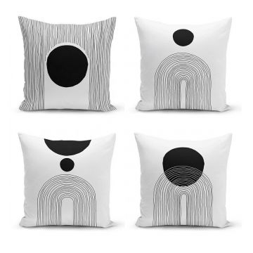 Fețe de pernă 4 buc. 43x43 cm Simple Arch – Minimalist Cushion Covers