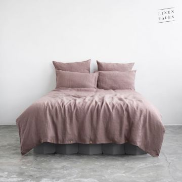 Lenjerie de pat roz din in 200x140 cm - Linen Tales