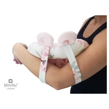Perna bebelusi Ursulet Multifunctionala Minky Baby Shower Pink