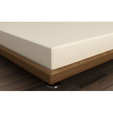 Cearceaf de pat cu elastic, 180x200 cm, 100% bumbac ranforce, Patik, Cream, crem Cearceaf de pat cu elastic, 180x200 cm, 100% bumbac ranforce, Patik, Cream, crem