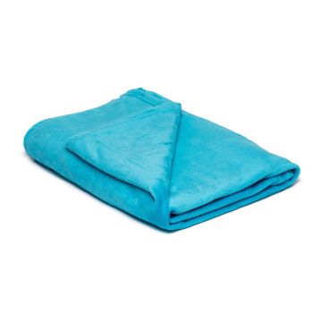 Pătură albastră din micropluș/cocolino 150x200 cm Micro – My House