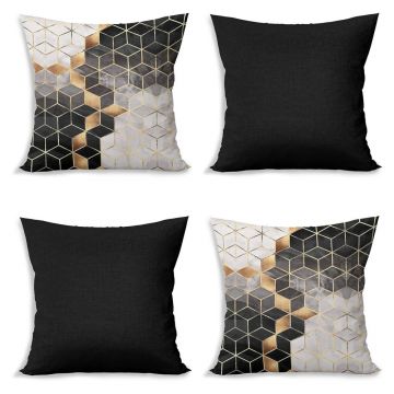 Fețe de pernă în set de 4 buc. 43x43 cm Optic - Minimalist Cushion Covers