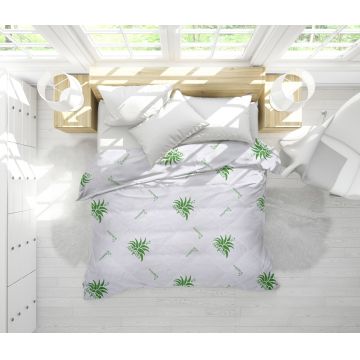 Pilota de iarna, Aloe Vera Essence microfibra matlasata, 180x200 cm, 350g/mp, calduroasa