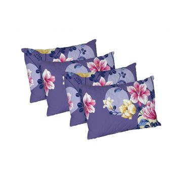 Set 4 perne Bloom, microfibra matlasata Alcam, 50x70 cm