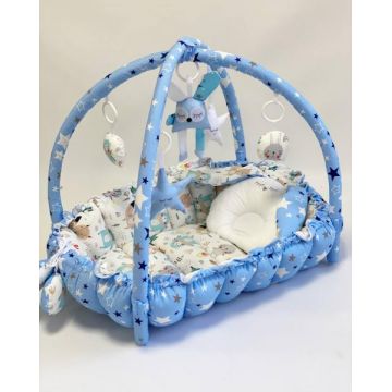 Babynest 2 in 1 MyKids Blue stars