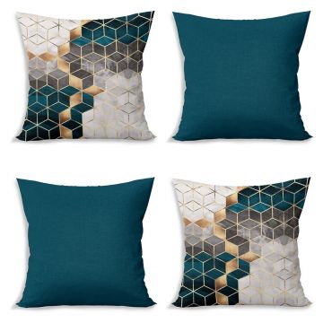 Fețe de pernă în set de 4 buc. 43x43 cm Optic - Minimalist Cushion Covers