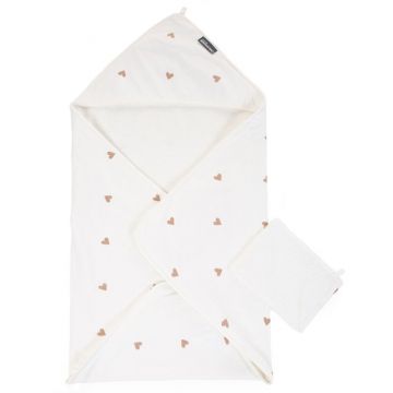 Childhome - Paturica Jerse/Muselina 80x100 cm, Inimioare