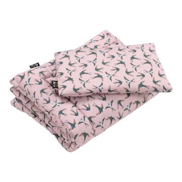 Set pentru pătuț roz Sweet Dreams – Yellow Tipi