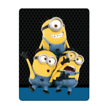 Patura pentru copii Minions 150x120 cm Kaufmann