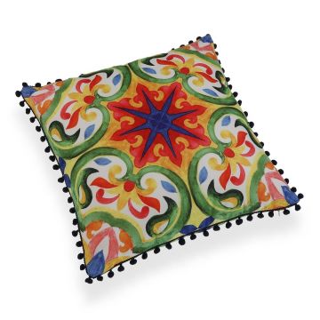 Perna decorativa MarlyTassels, Versa, 45 x 45 cm, poliester Perna decorativa MarlyTassels, Versa, 45 x 45 cm, poliester