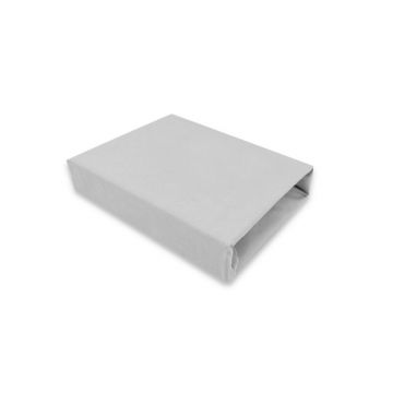 Cearceaf cu elastic Qmini pentru patut 90x40 cm din bumbac jersey Gray