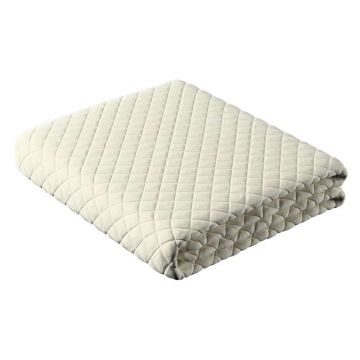 Cuvertură albă matlasată pentru pat dublu 170x210 cm Posh Velvet - Yellow Tipi