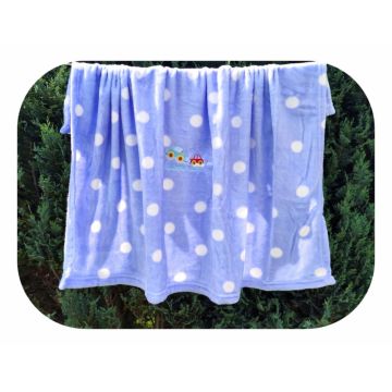 Paturica din microfibra 80x100 cm model Purple  Cars