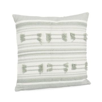 Perna decorativa Alexie, Bizzotto, 45 x 45 cm, policoton, verde