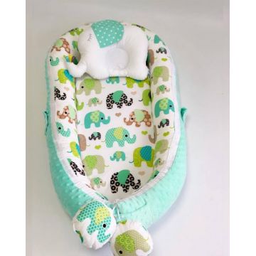 Babynest Plush MyKids 0154 Elephant Blue