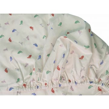 Cearceaf Trilul fermecat KidsDecor cu elastic din bumbac 60x85 cm