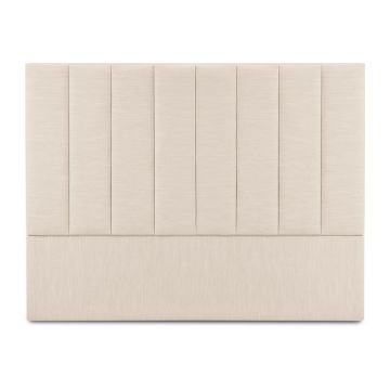 Tăblie de pat bej tapițată 140x120 cm LA - Cosmopolitan Design