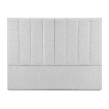 Tăblie de pat gri deschis tapițată 140x120 cm LA - Cosmopolitan Design Tăblie de pat gri deschis tapițată 140x120 cm LA - Cosmopolitan Design
