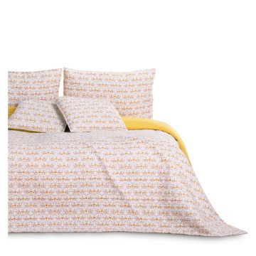Cuvertură galbenă pentru pat dublu 240x260 cm Folky – AmeliaHome