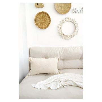 Față de pernă din bumbac organic 35x55 cm Natural – Mila Home