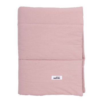 Pătură pentru copii roz din bumbac 100x135 cm – Malomi Kids