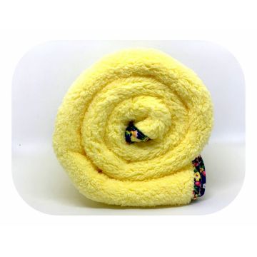 Paturica groasa pentru copii CH-264 Yellow 90x80 cm