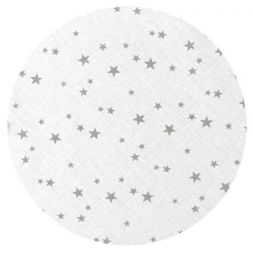 Set pentru bebelusi 6+1 piese MimiNu 120x60 cm Mini Gray Stars