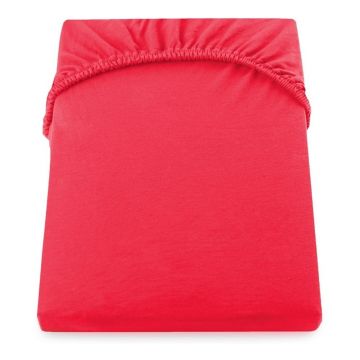 Cearșaf de pat cu elastic DecoKing Nephrite Red, 100-120 cm, roșu Cearșaf de pat cu elastic DecoKing Nephrite Red, 100-120 cm, roșu