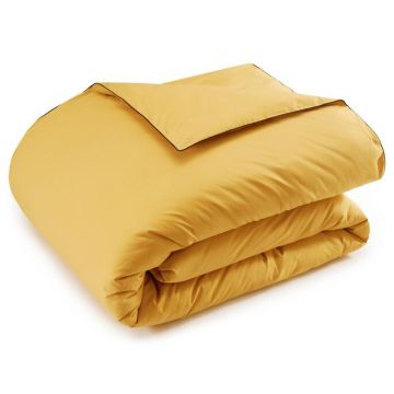 Cearceaf pentru pilota Descamps Unis Percale 94 Fils 200x200cm miere