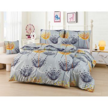 Lenjerie de pat albastru deschis din micro satin 140x200 cm 6 piese Stella - My House