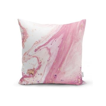 Față de pernă Minimalist Cushion Covers Melting Pink, 45 x 45 cm