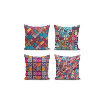 Set 4 fețe de pernă Minimalist Cushion Covers Fearie, 45 x 45 cm