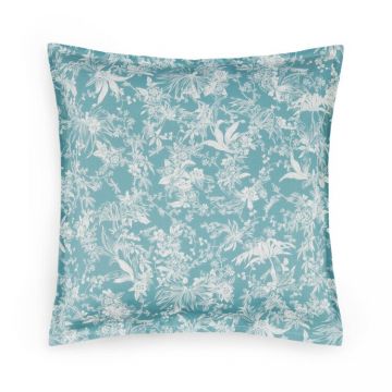Fata de perna Jardin Secret Roseliere 65x65cm turcoaz Veronese
