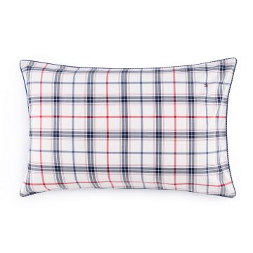 Fata de perna Tommy Hilfiger Navy Checks 50x80cm Natural