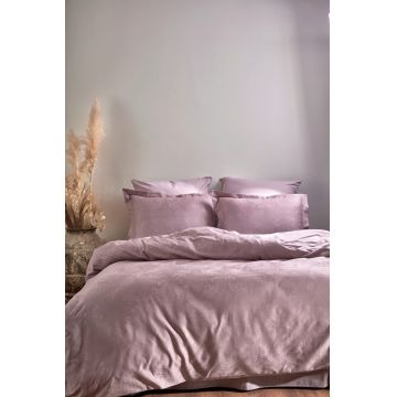 Lenjerie de pat dubla, Hoten - Violet, Primacasa by Türkiz, Bumbac Satinat