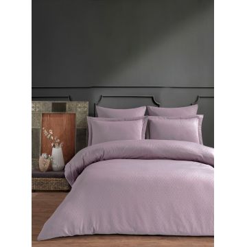 Lenjerie de pat dubla, L'essentiel Maison, Catena, Roz