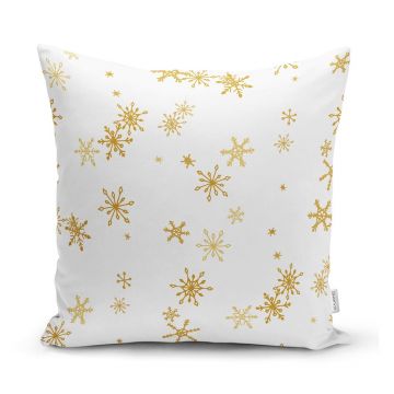 Față de pernă din material textil 43x43 cm cu model de Crăciun – Mila Home