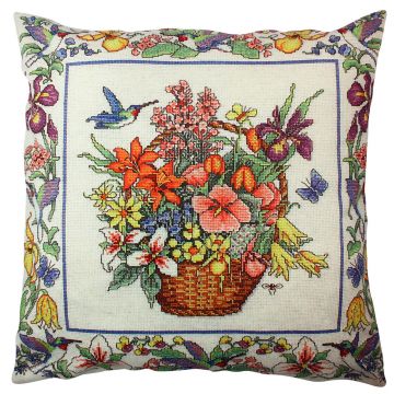 Perna, A11835, 43x43 cm, 50% bumbac / 50% poliester, Multicolor